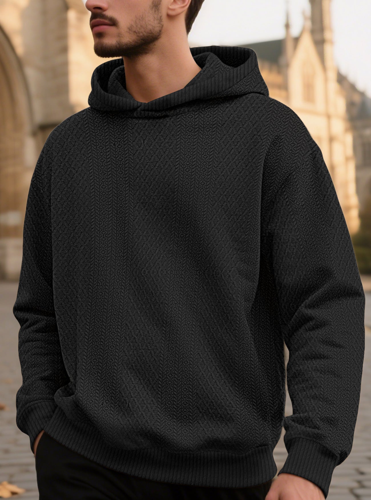 Men's Mountain Jacquard Fleece Hoodie