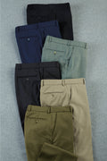 Patrick James Gabardine Flat-Front Slacks