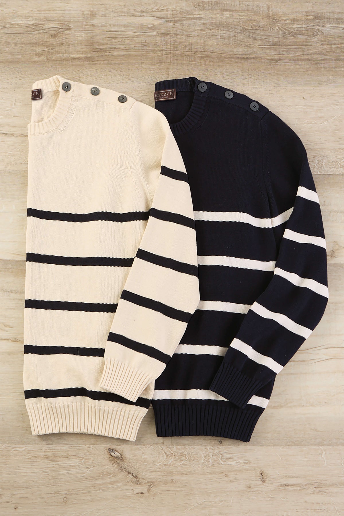 Nautical Stripe Crew Sweater