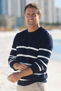 Nautical Stripe Crew Sweater