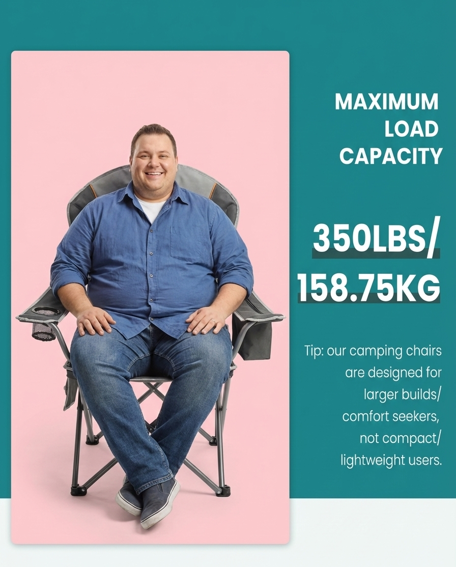 Heavy Duty Folding Camping Chair
