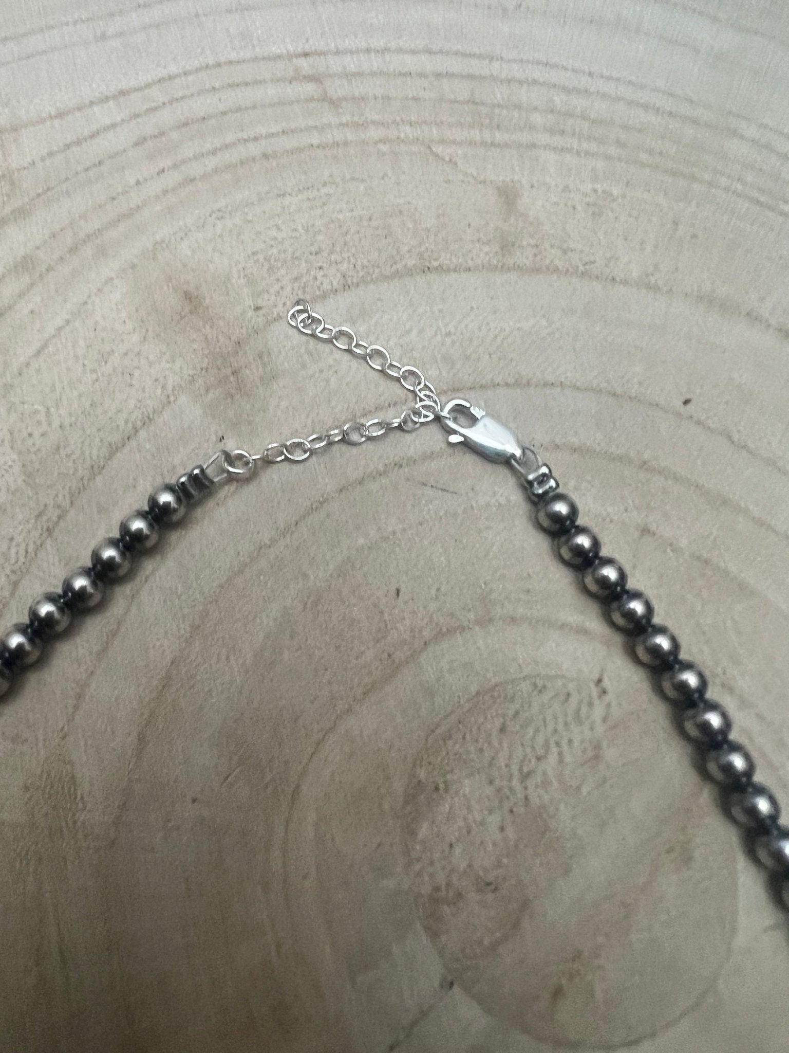Turquoise & Sterling Pearl Choker