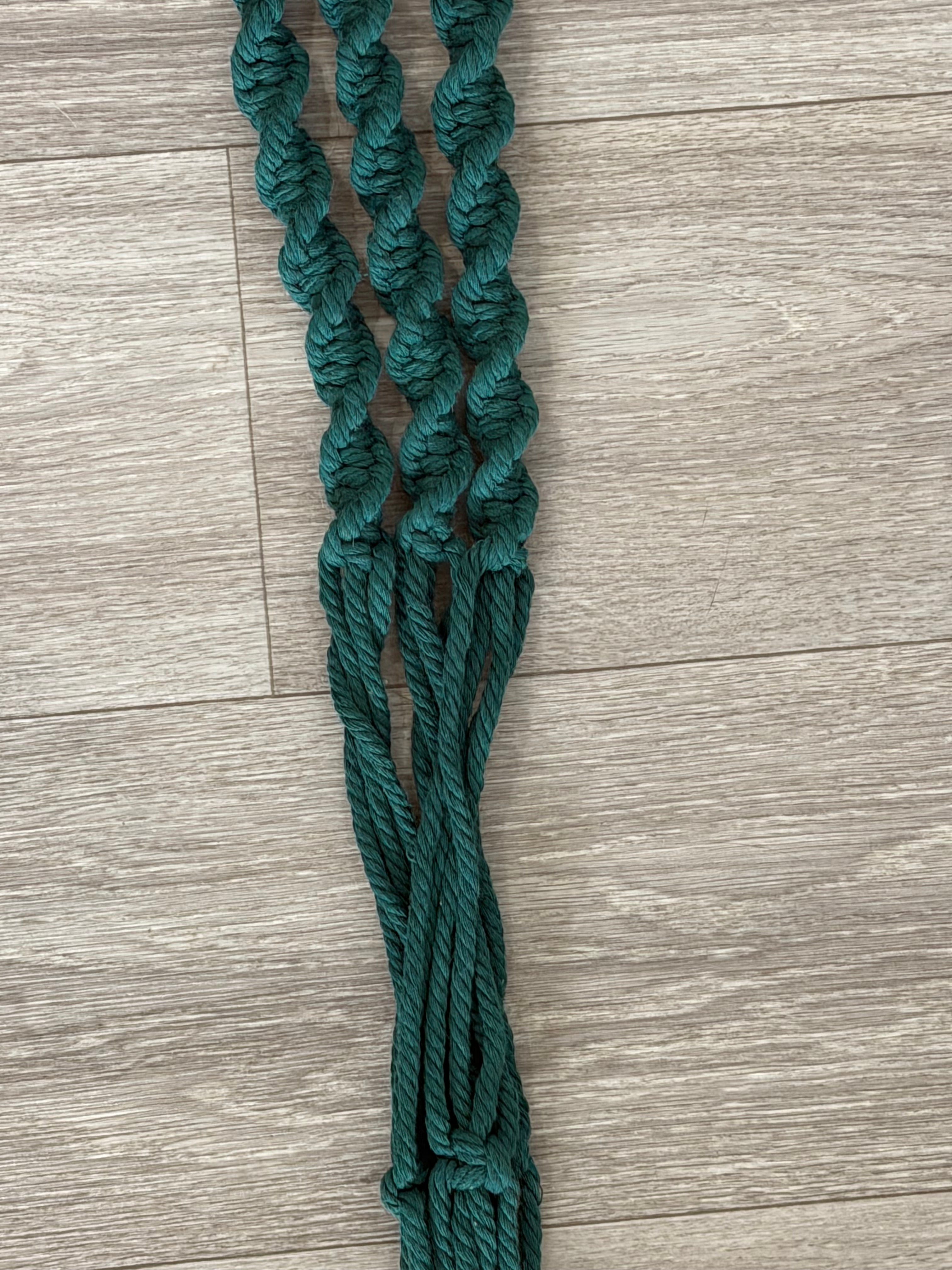 Handmade Spiral Macramé Plant Hanger