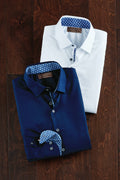 Reserve Long Sleeve Solid With Trim Shirt