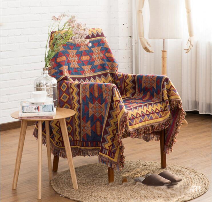 Mountain Weave Three-Layer Throw