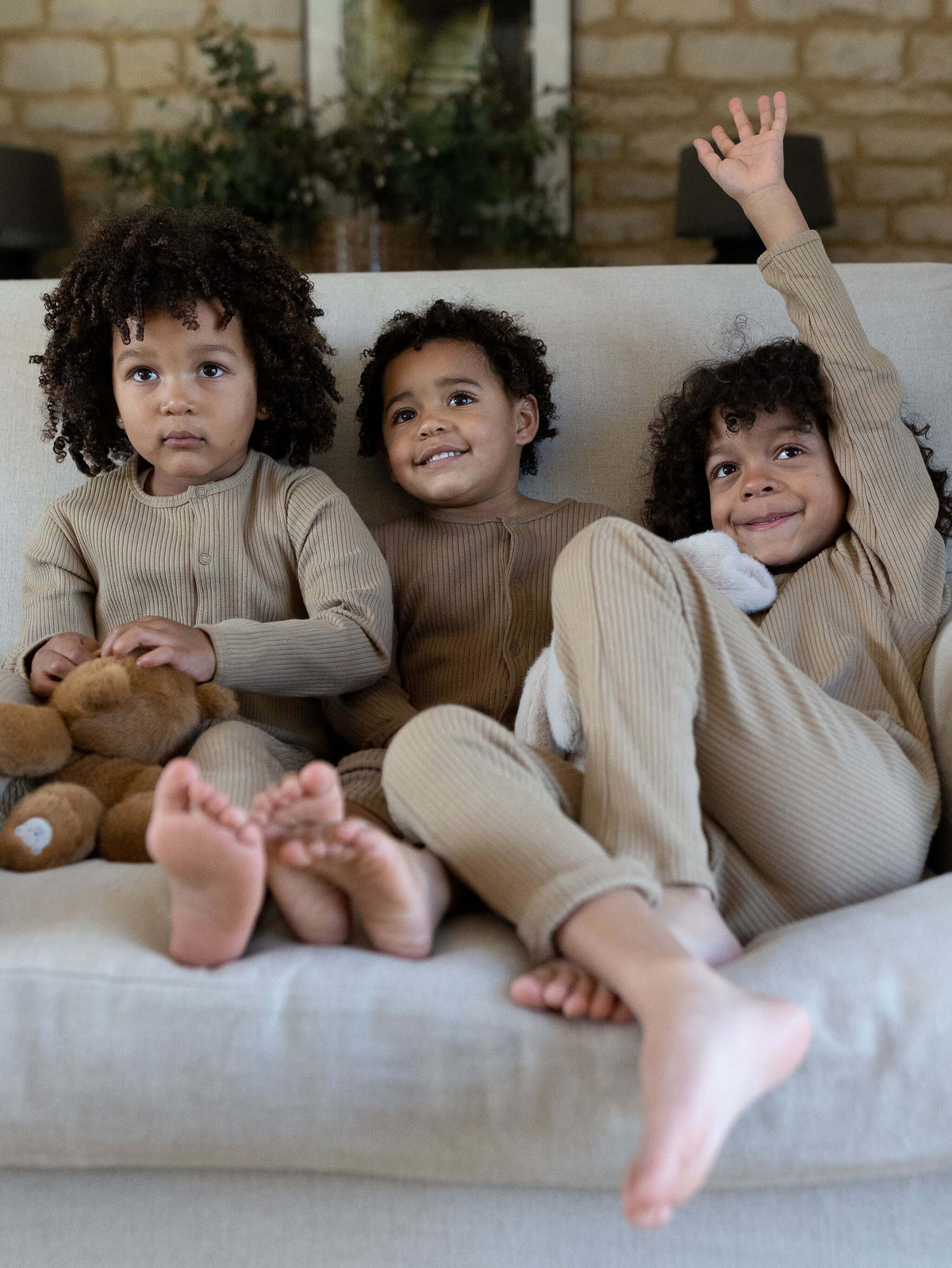 Kids' Ribbed Organic Cotton Pajamas | The Simple Folk Archive