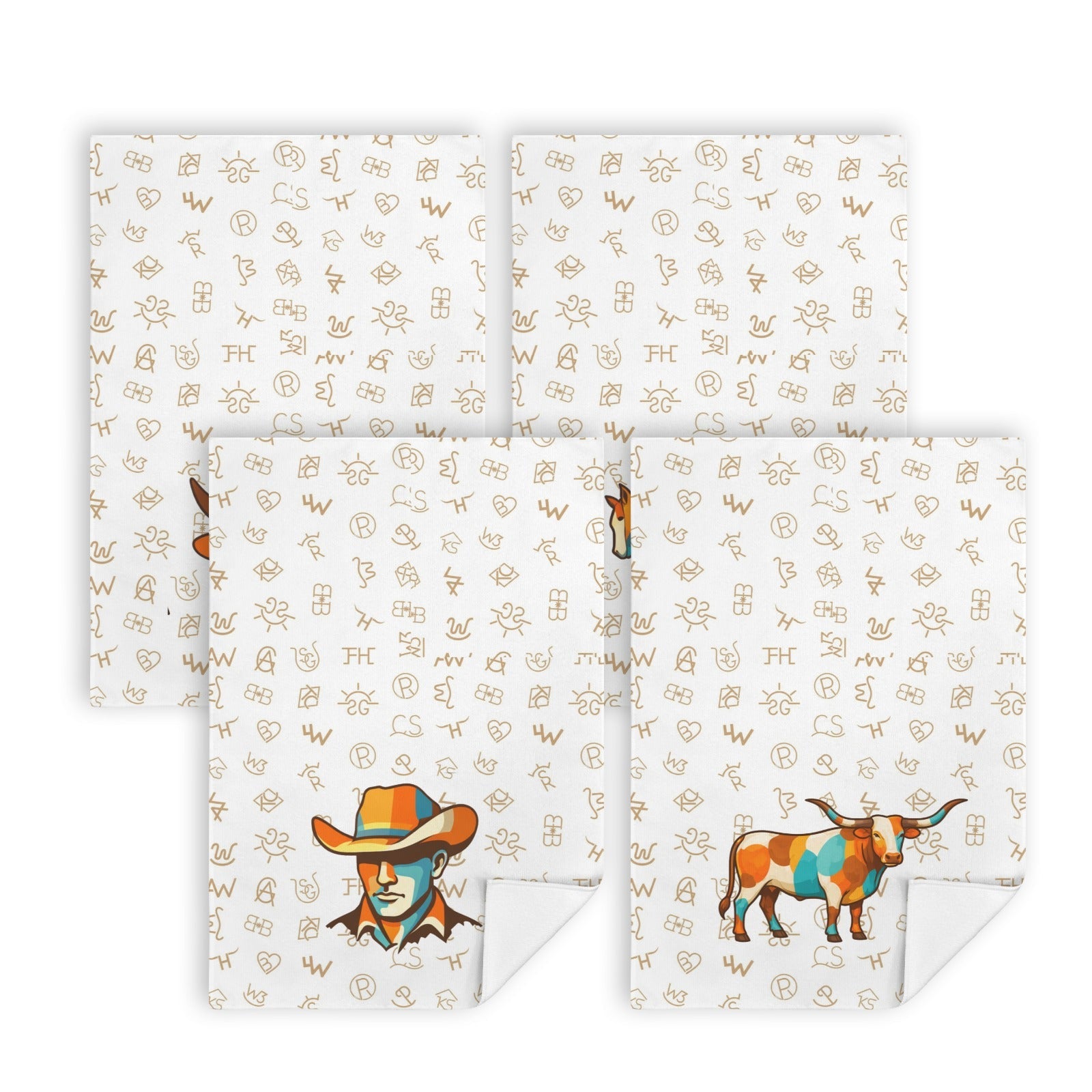 Western Cattle Brand Kitchen Towels