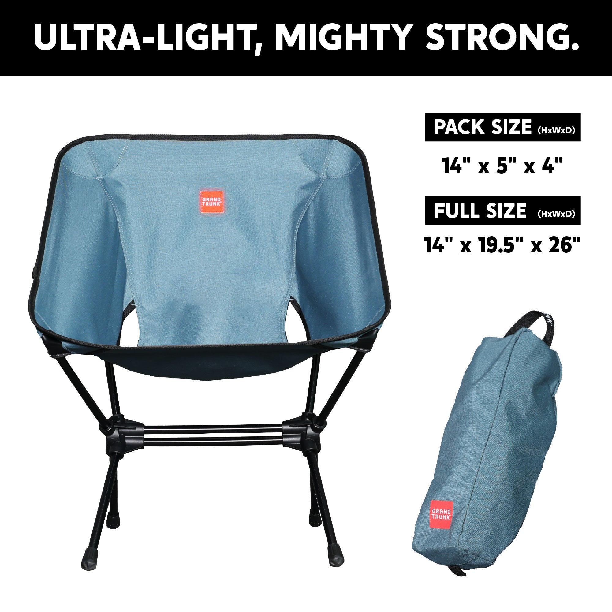 Grand Trunk Caddis HD Portable Camp Chair