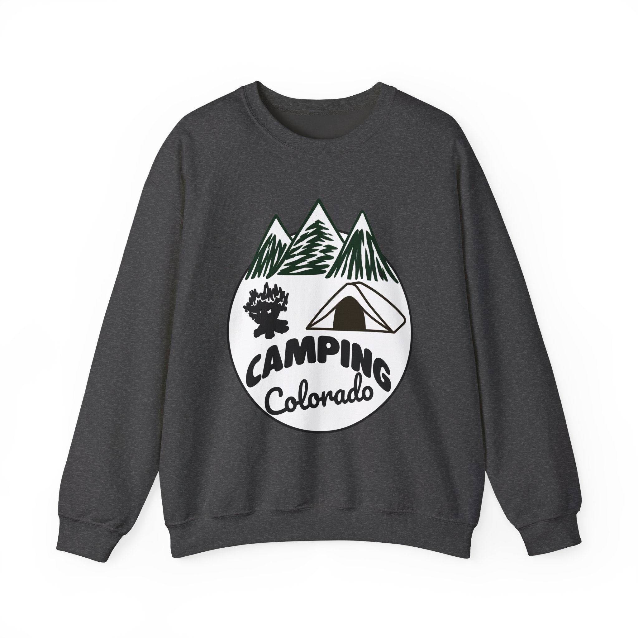 Camping Colorado Crewneck Sweatshirt
