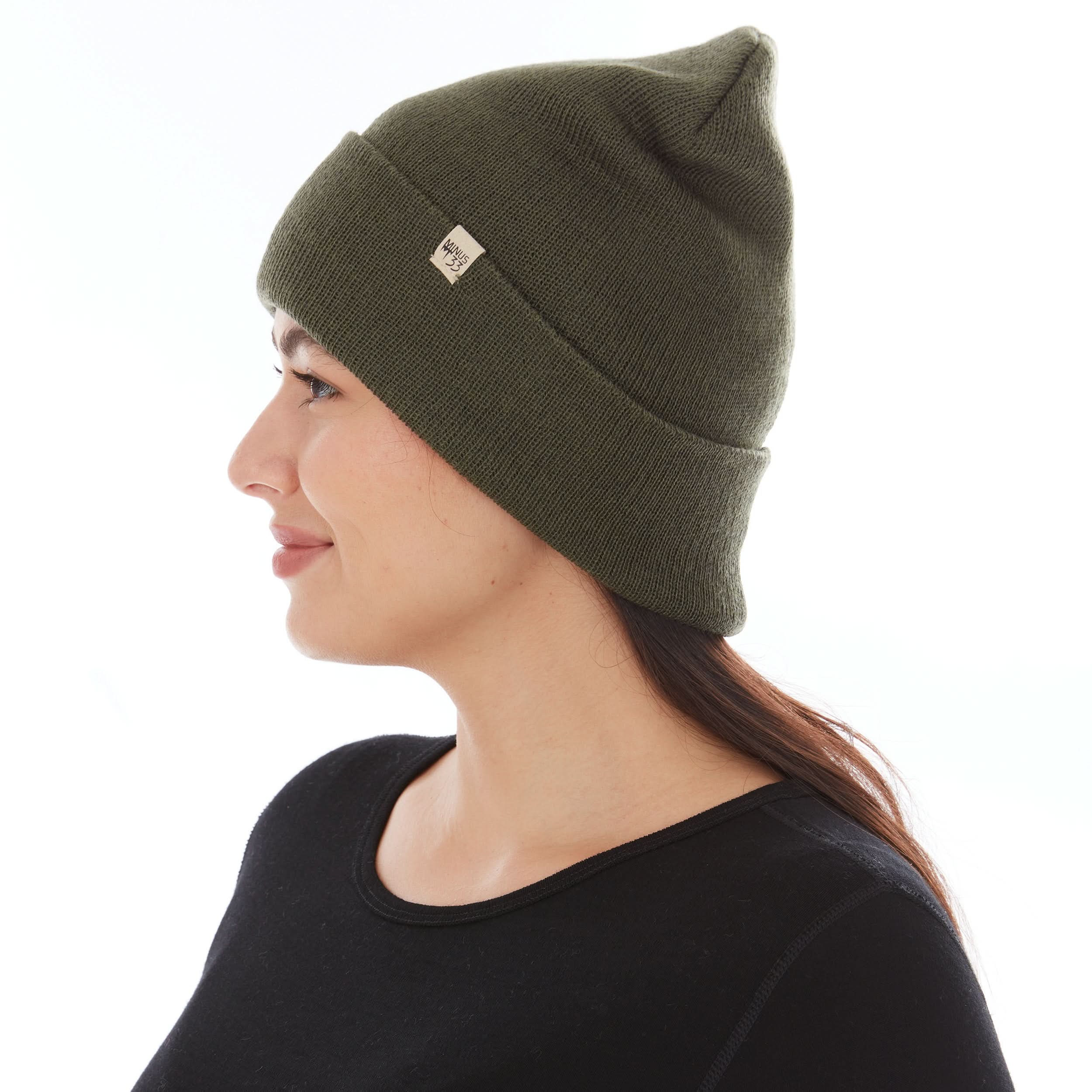 Merino Wool Cuff Beanie