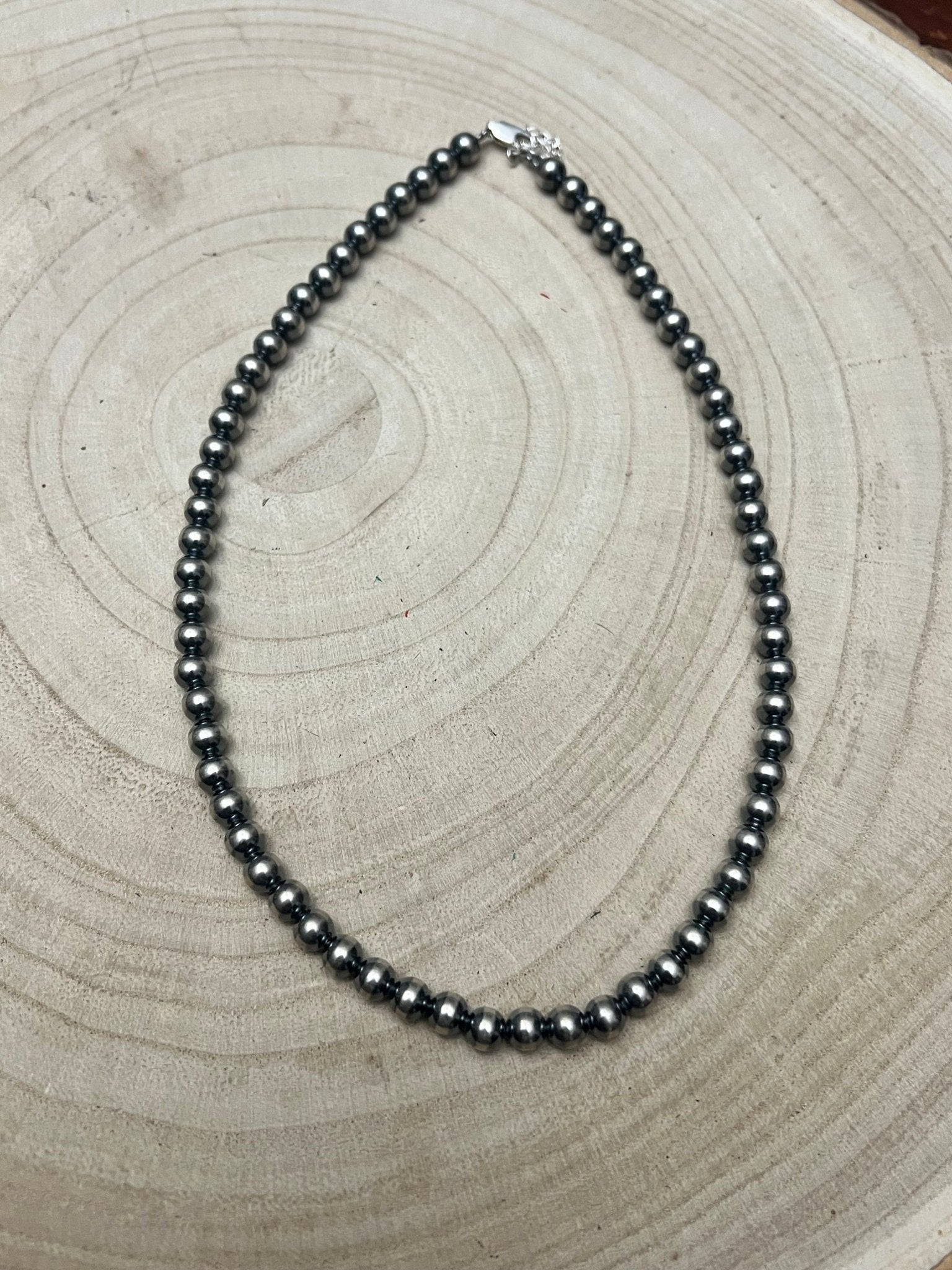 6mm Sterling Pearl Necklace