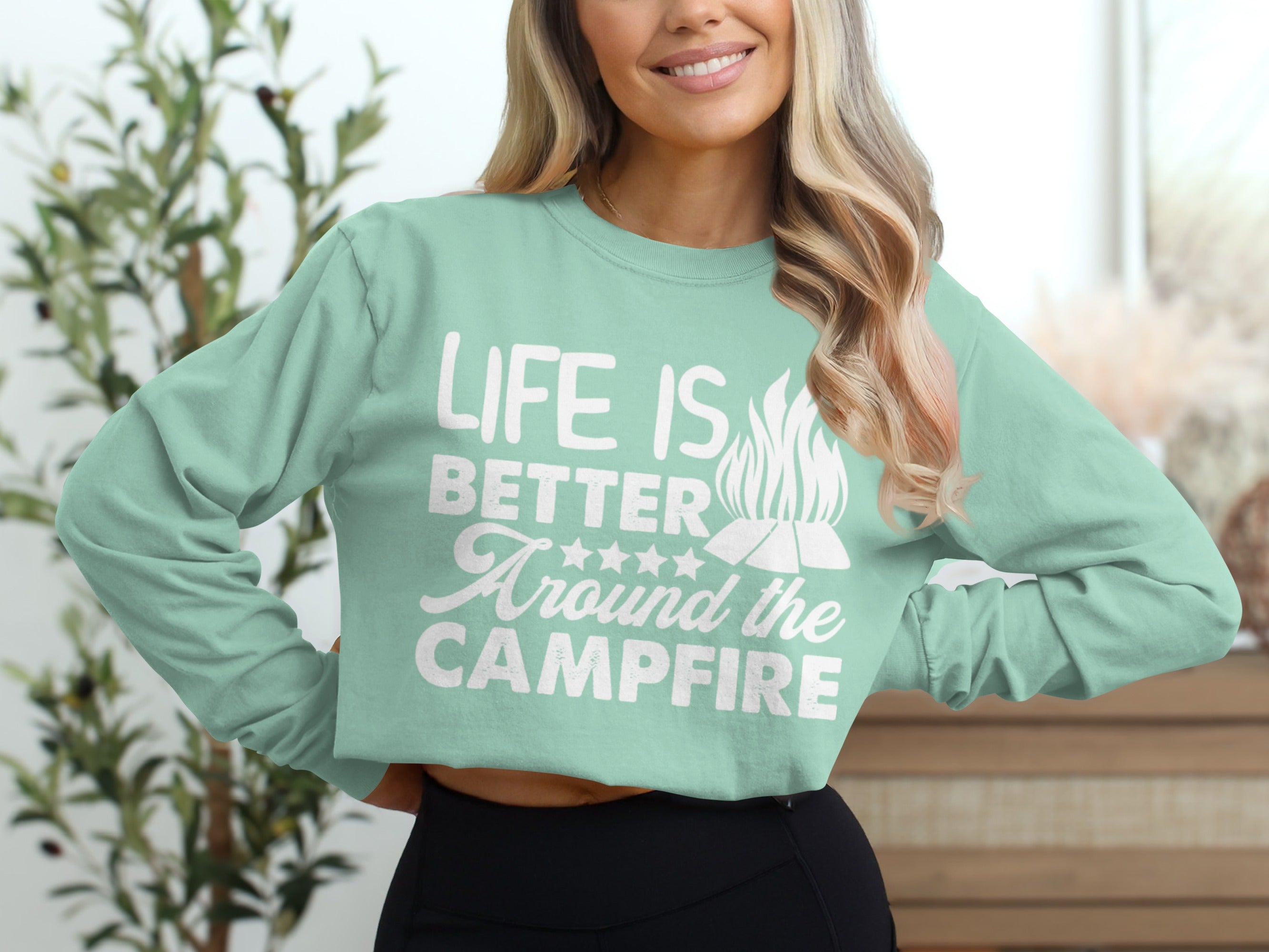 Campfire Long-Sleeve Tee