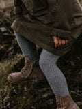 Kids' Ribbed Organic Cotton Blend Tights | The Simple Folk