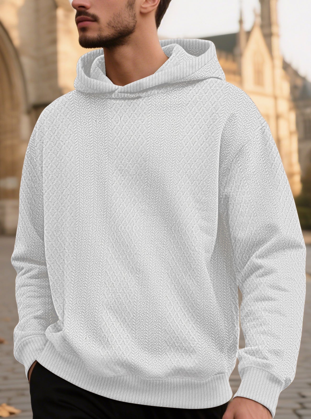 Men's Mountain Jacquard Fleece Hoodie