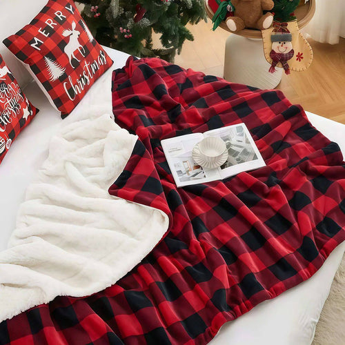 Cabin Buffalo Plaid Throw Blanket