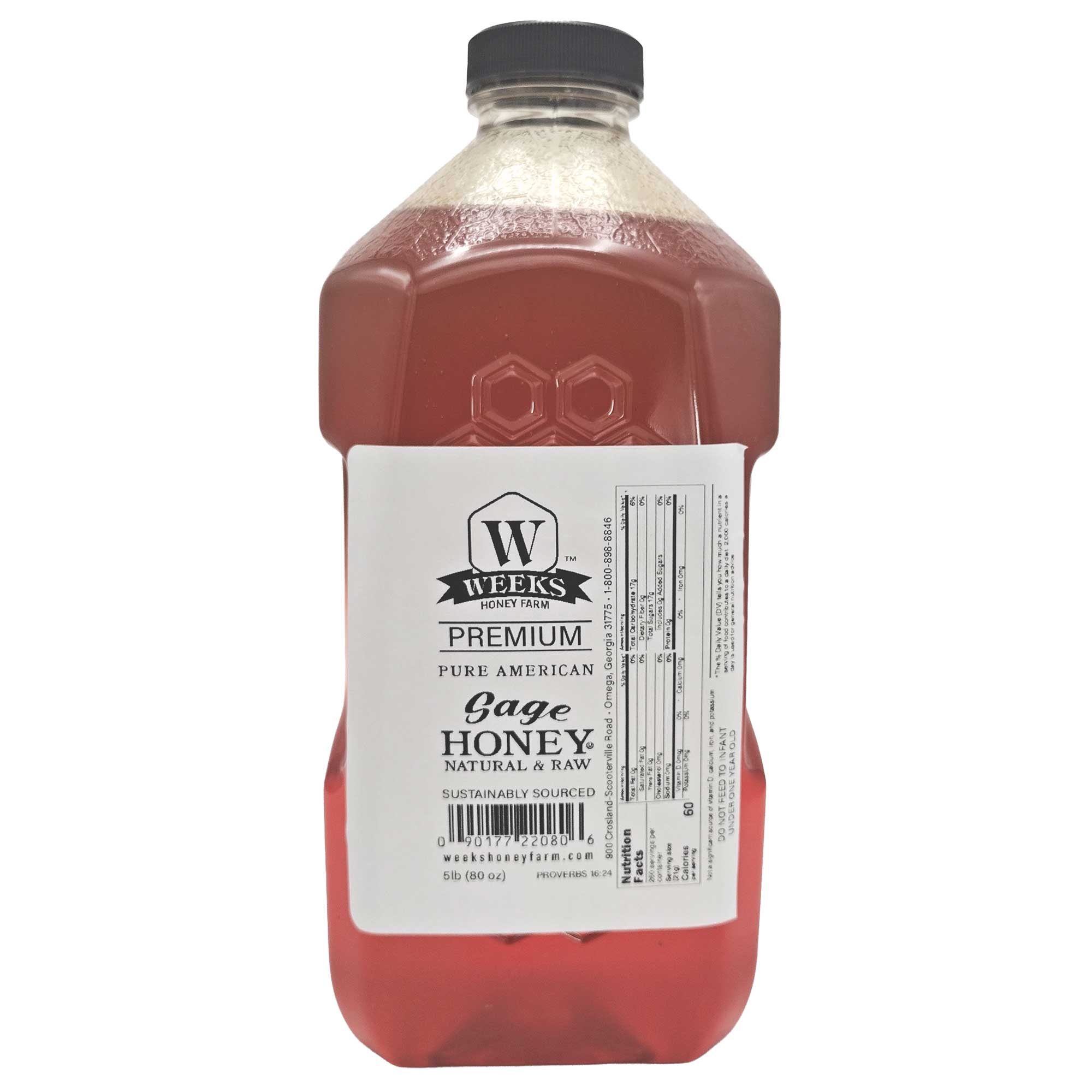Raw Wild Sage Honey