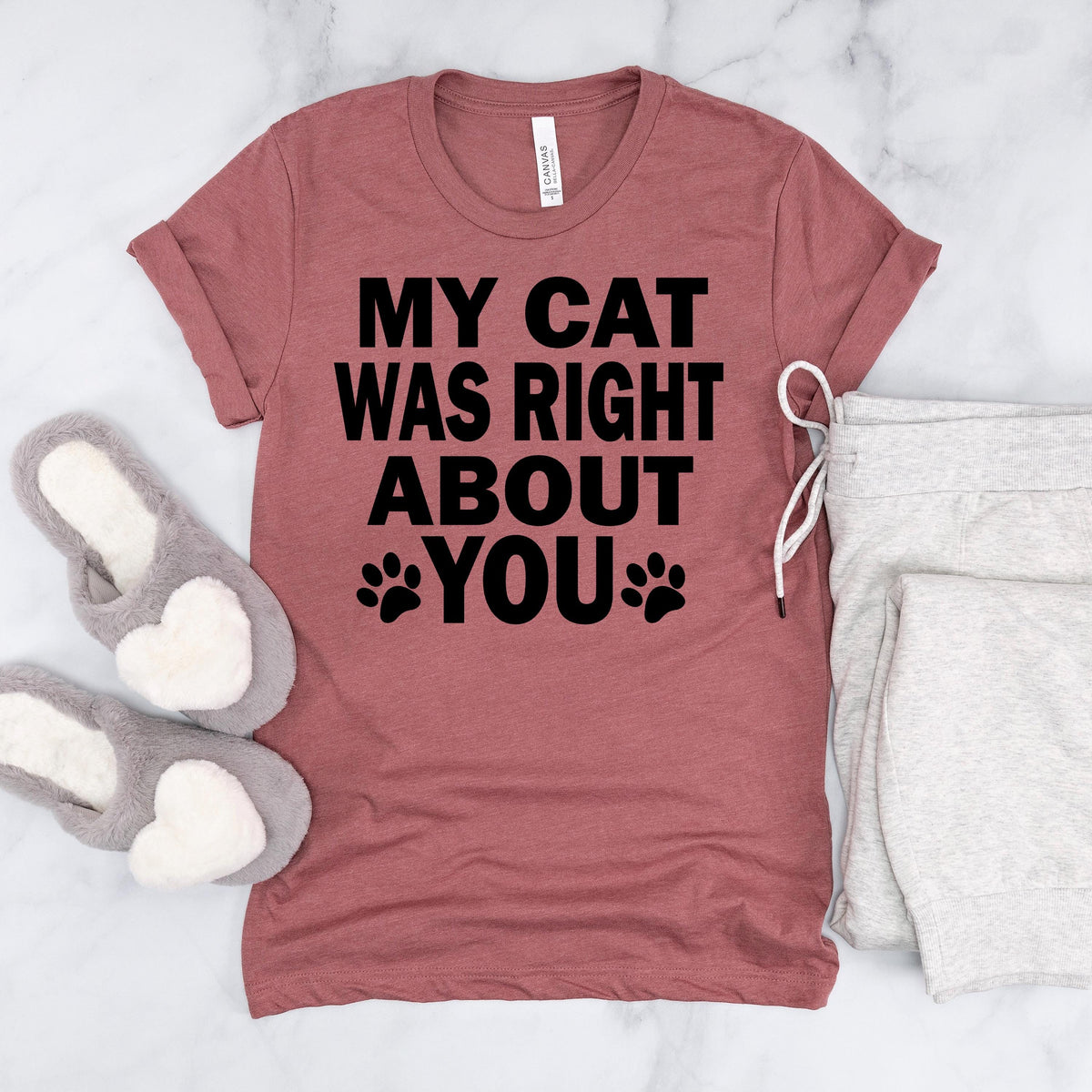 Unisex Cat Was Right Tee