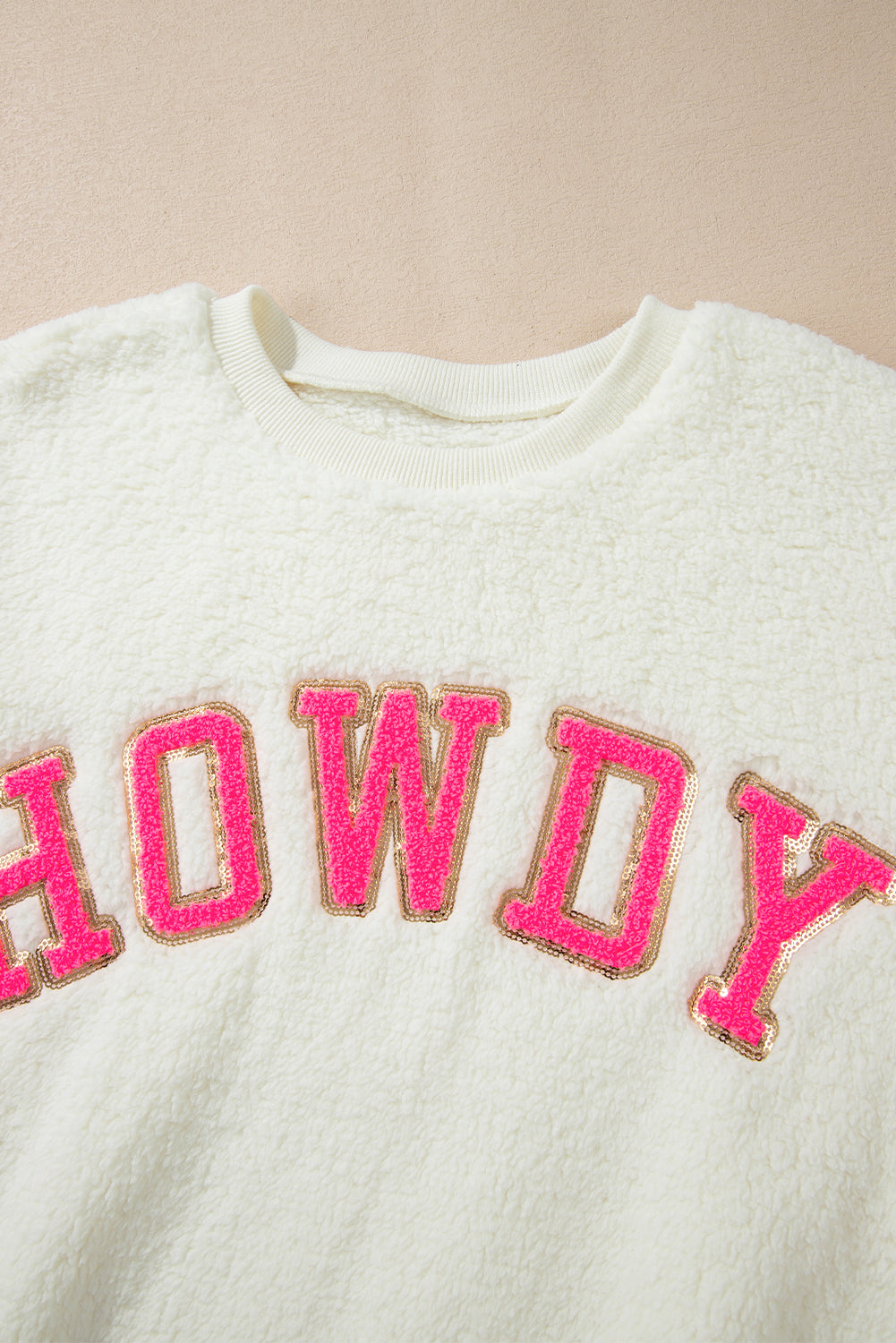 Howdy Sherpa Pullover Sweatshirt