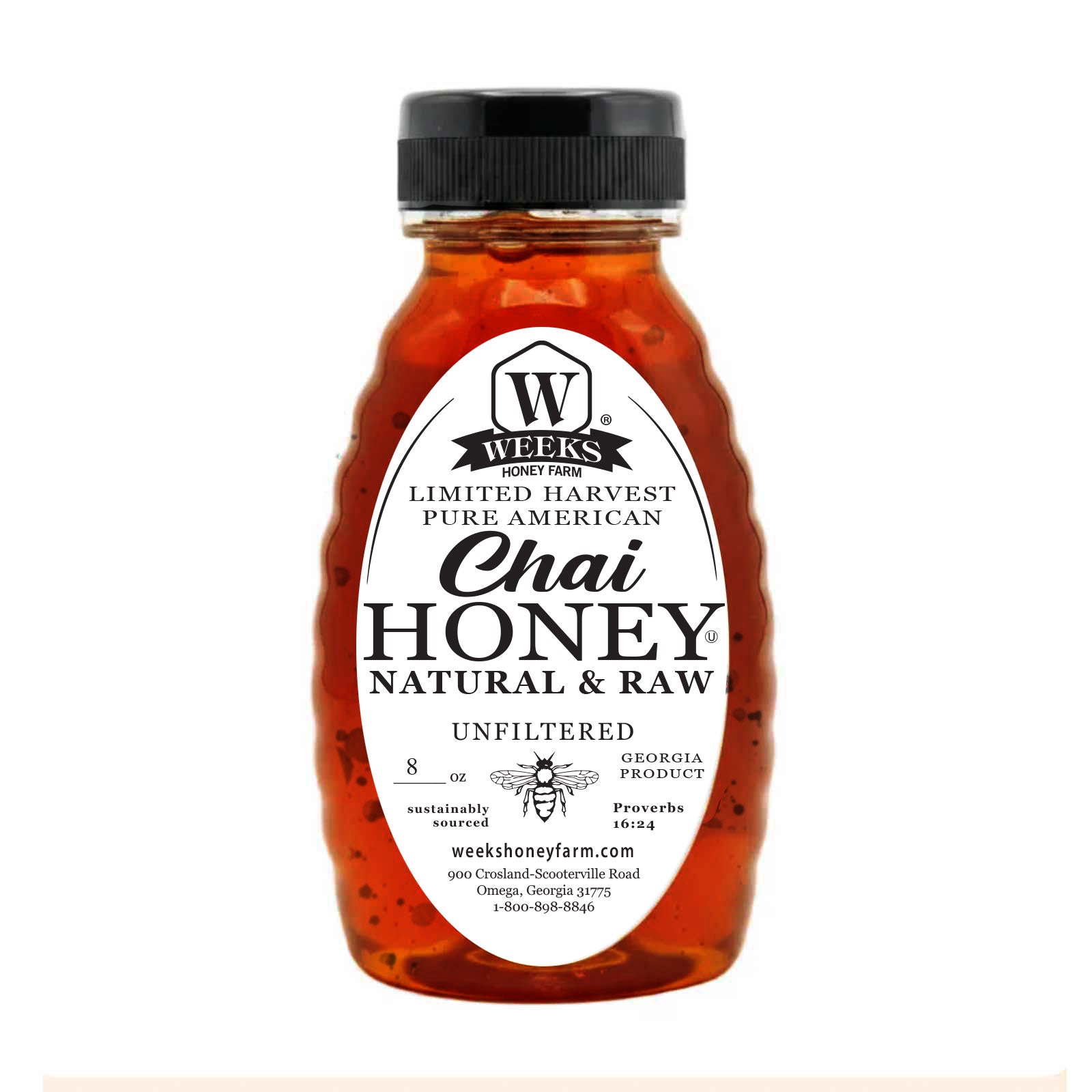Chai Infused Raw Honey