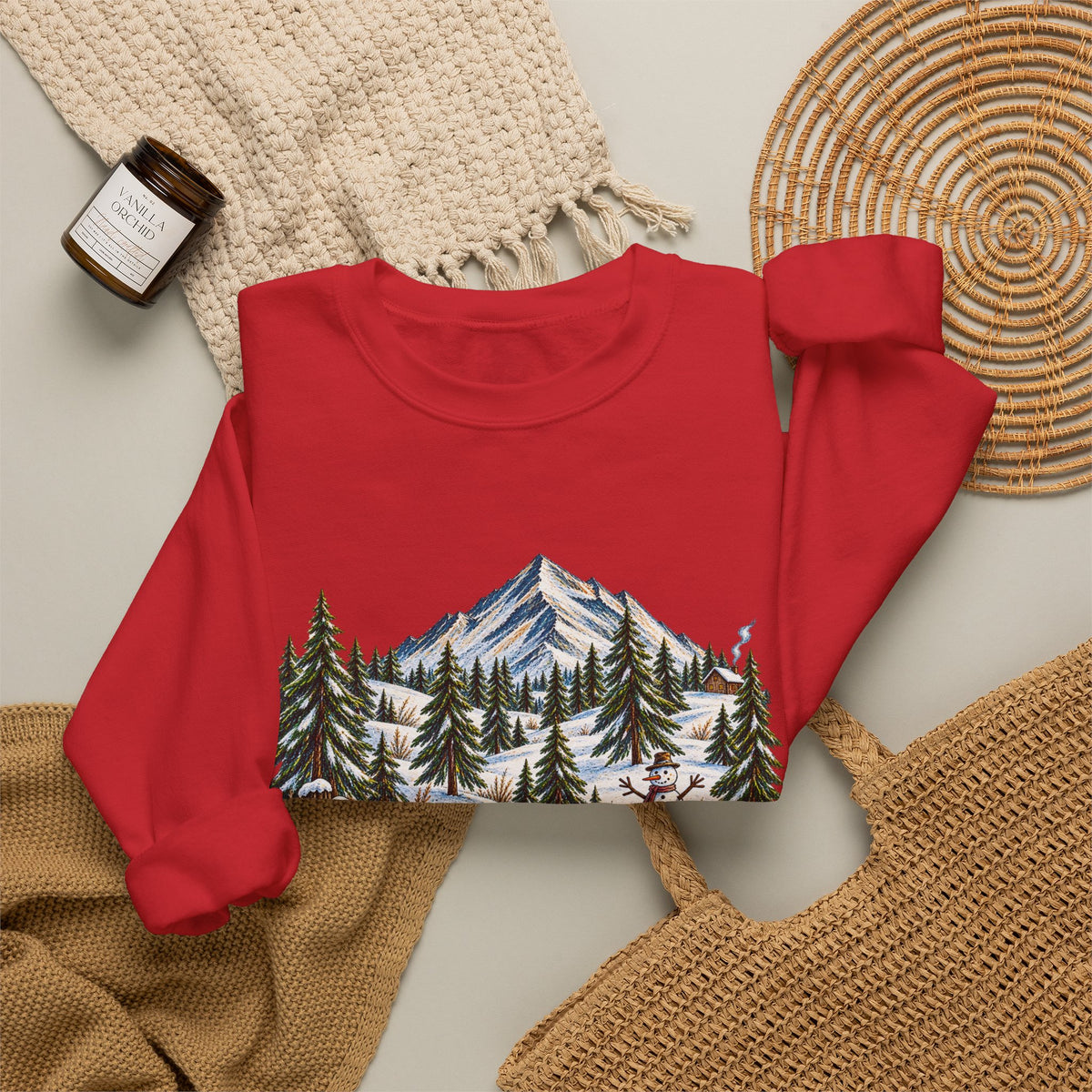 Adventure Is Calling Mountain Crewneck Sweatshirt