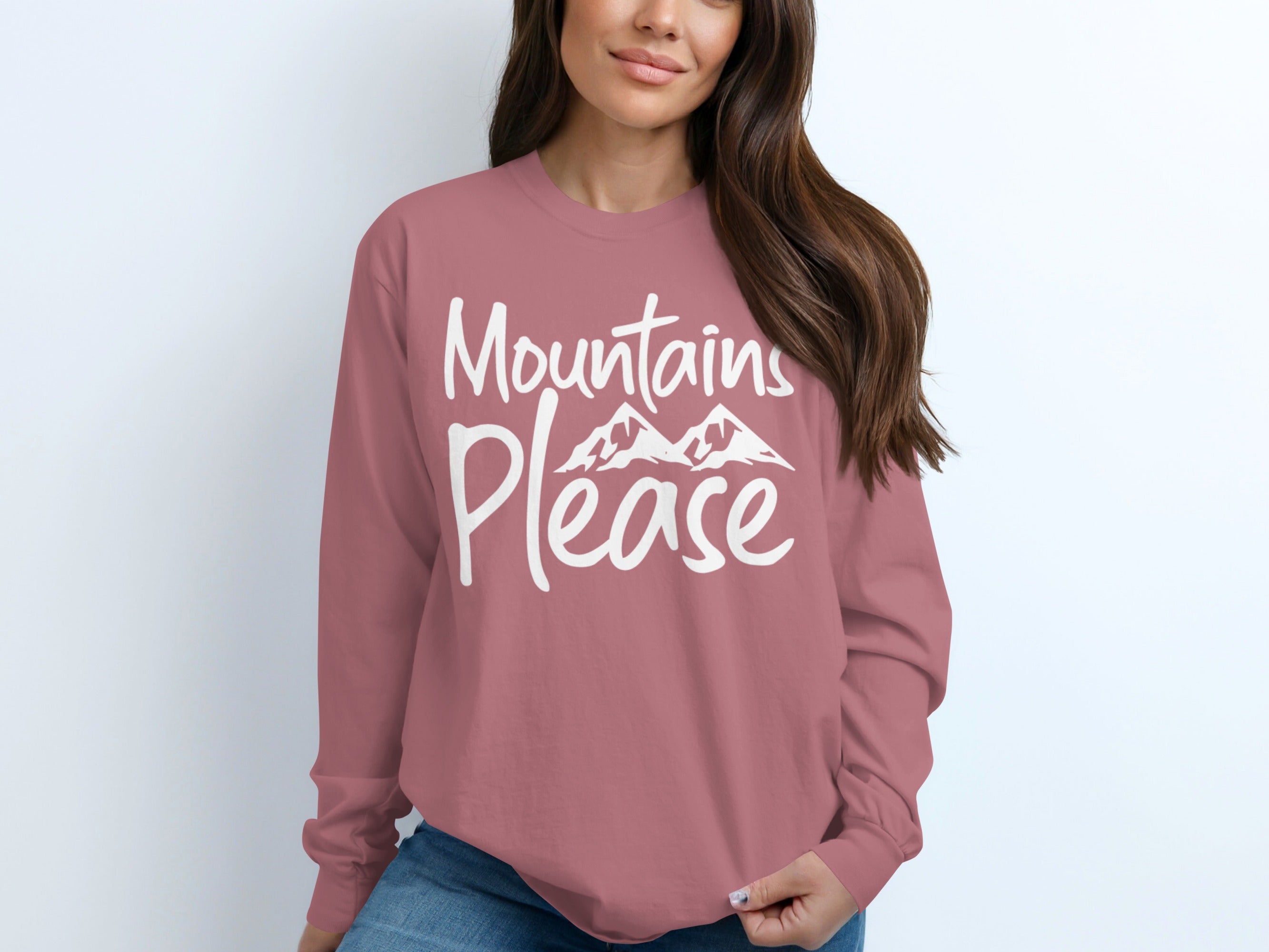 Mountains Please Long Sleeve T