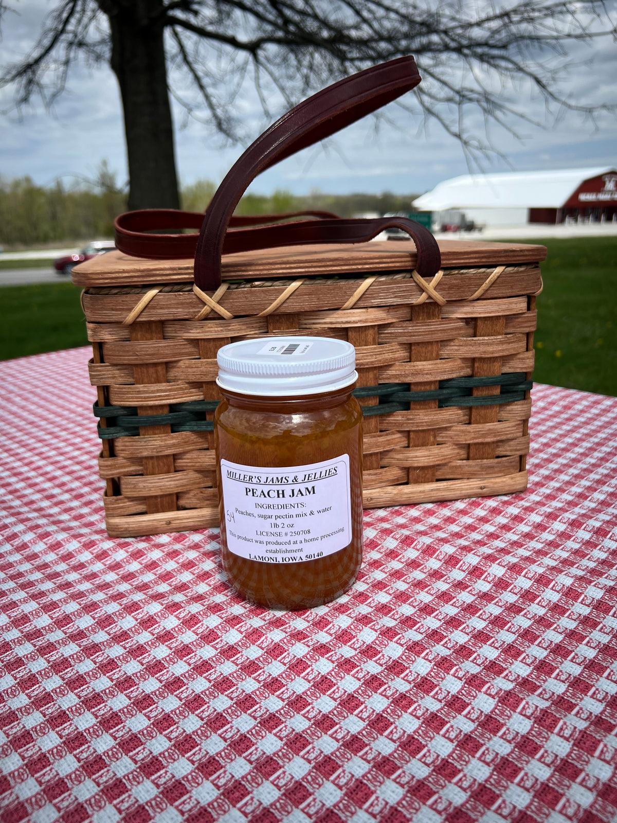 Miller’s Amish-Made Peach Jam | 9.4 or 18 oz