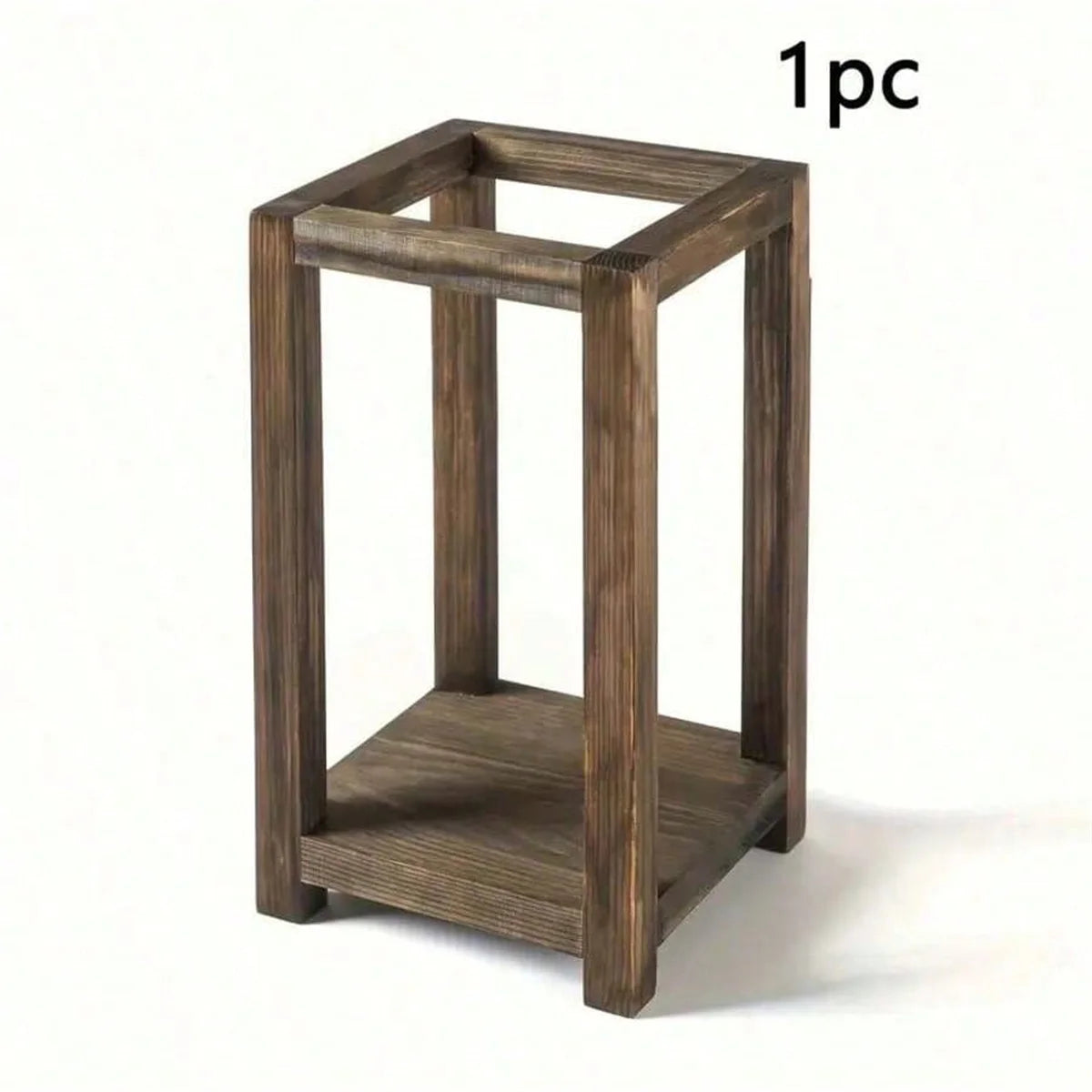 Wood Candle Lantern Stand