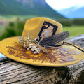 Aurelia Burned Wide Brim Hat