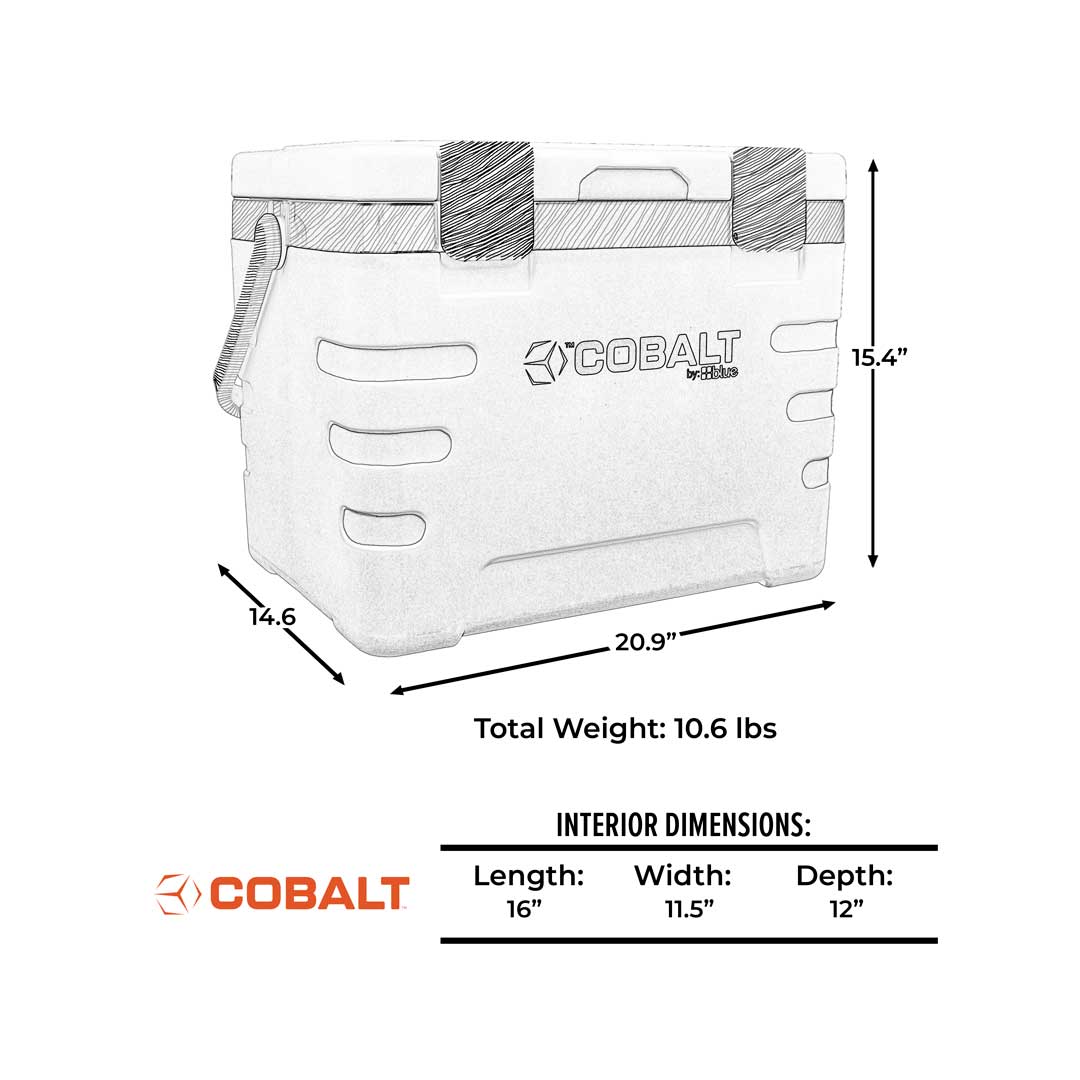Cobalt 37 Qt. Weekender Cooler