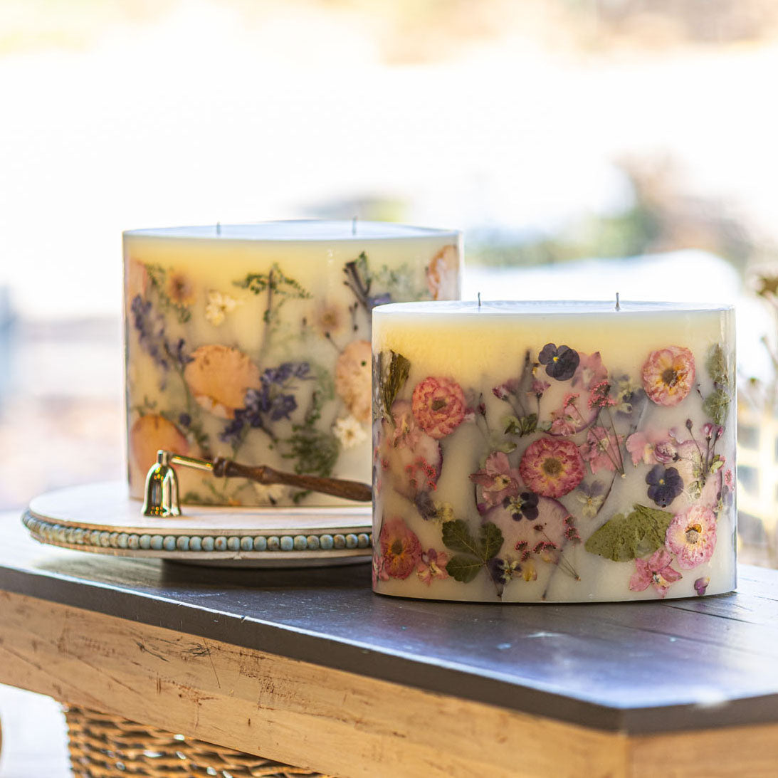 Blushing Rosewood Botanical Candle