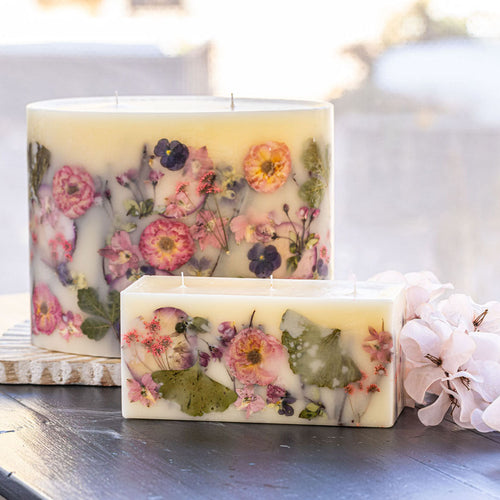 Blushing Rosewood Botanical Candle