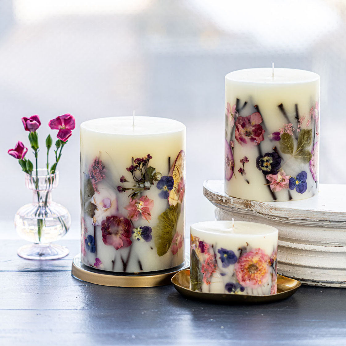 Accent Botanical Candle Blushing Rosewood