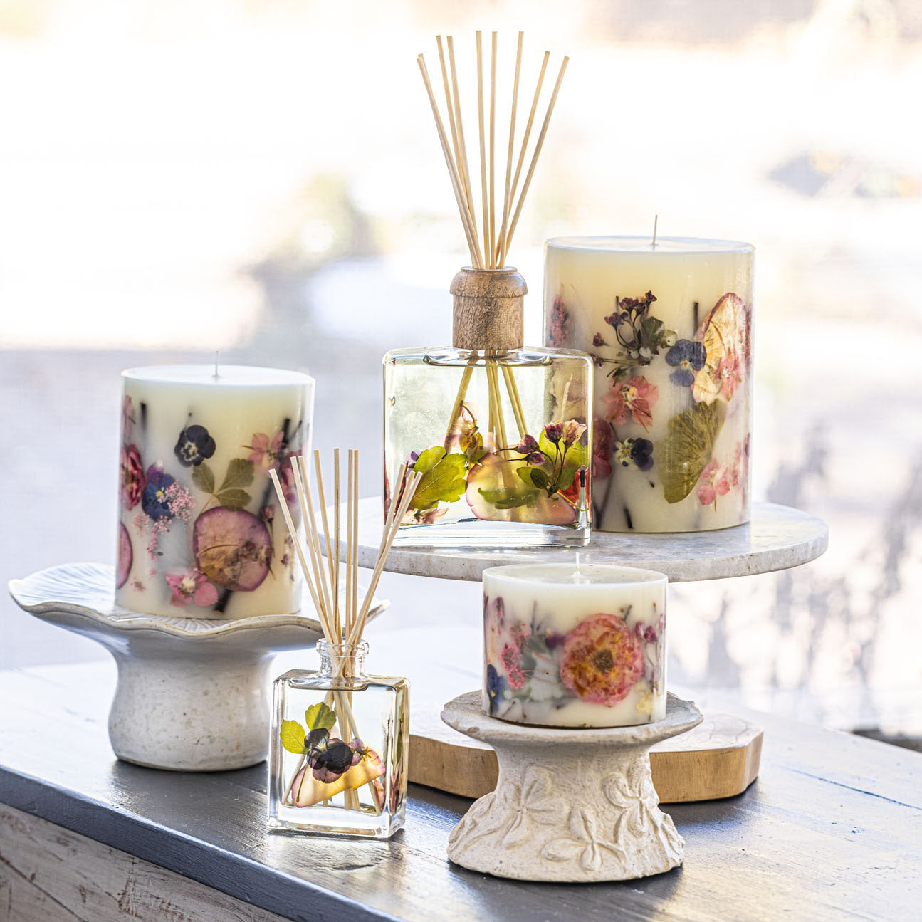 Accent Botanical Candle Blushing Rosewood