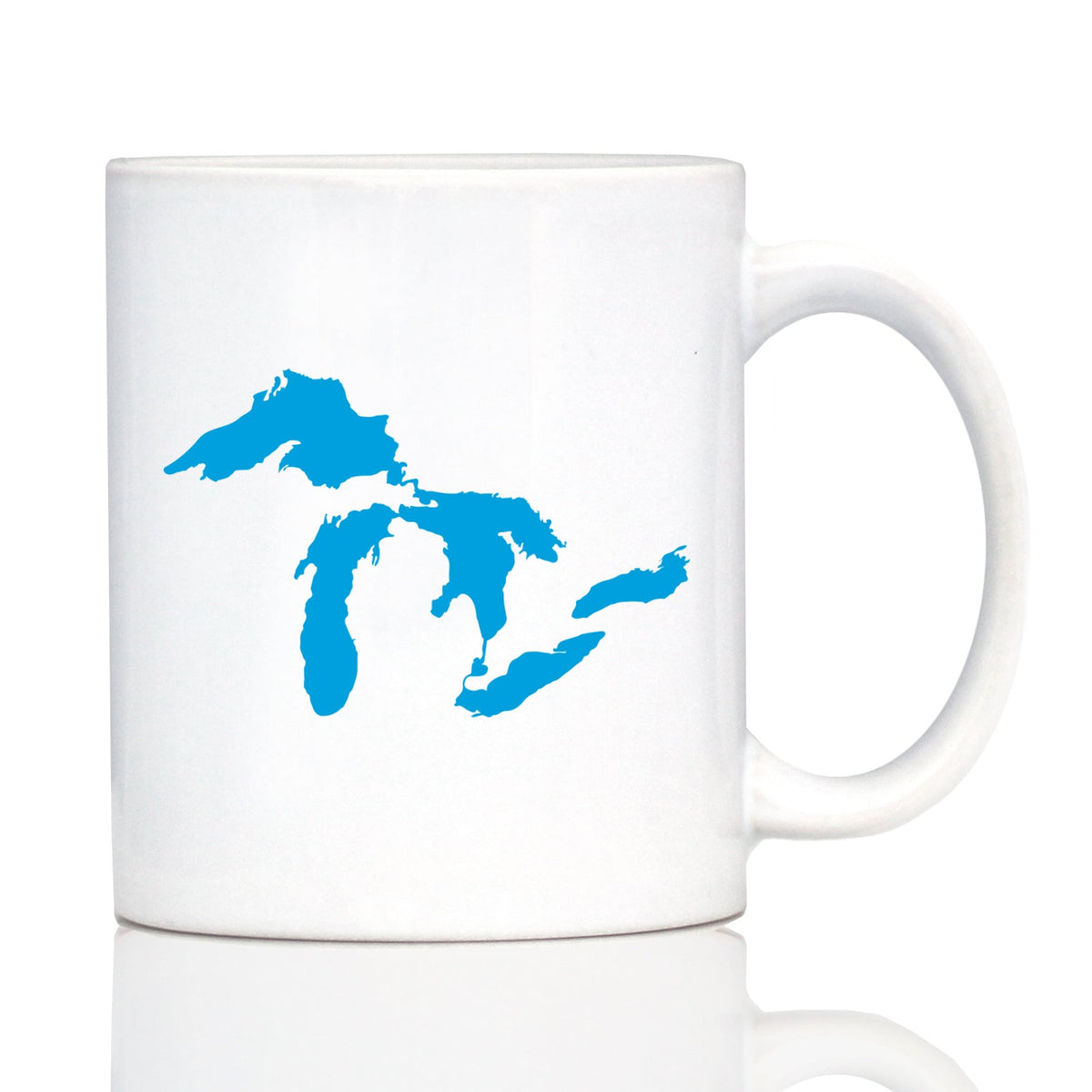 Great Lakes Map Ceramic Coffee Mug – 11 oz or 15 oz