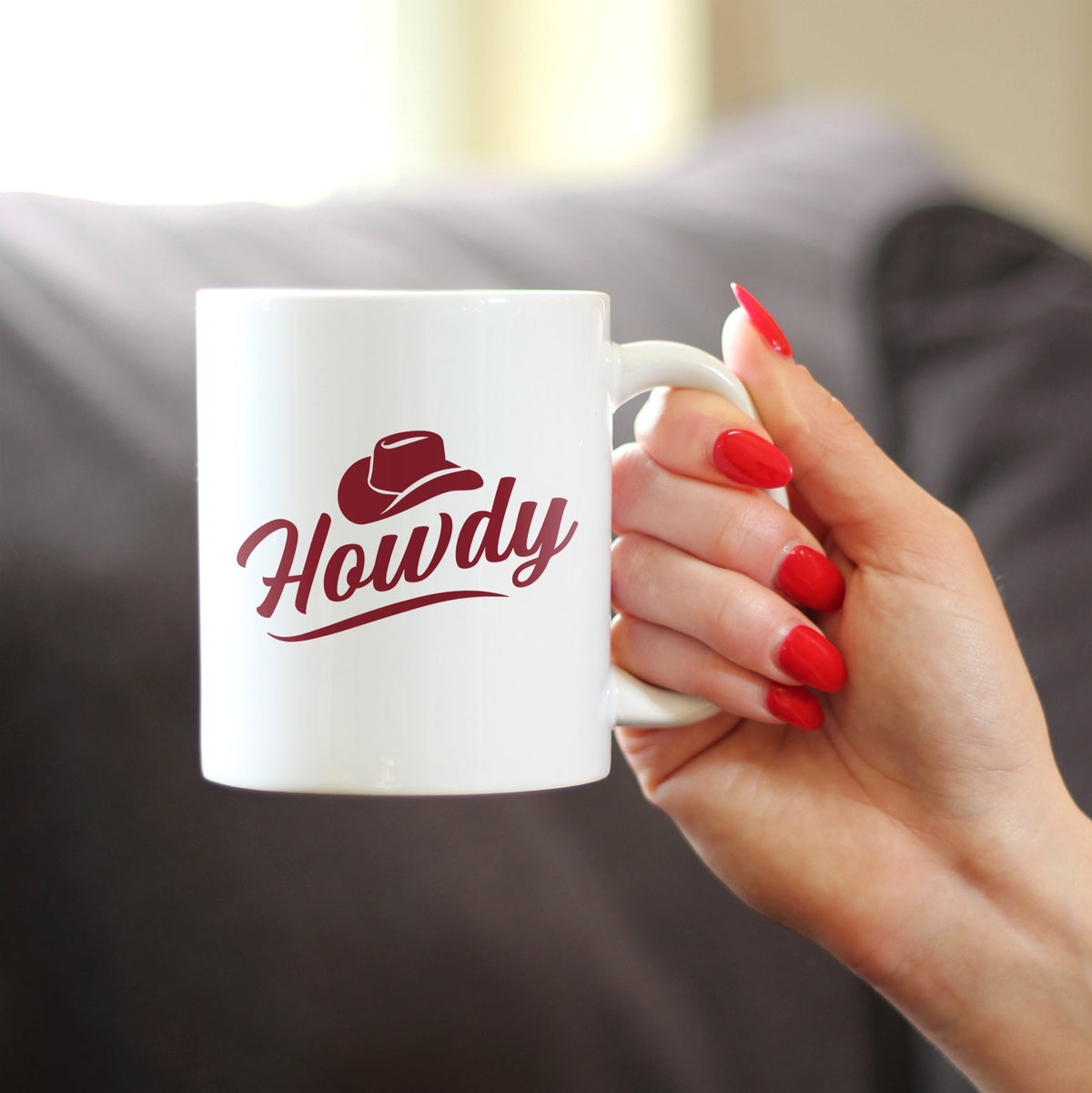 Howdy Ceramic Coffee Mug – 11 oz or 15 oz