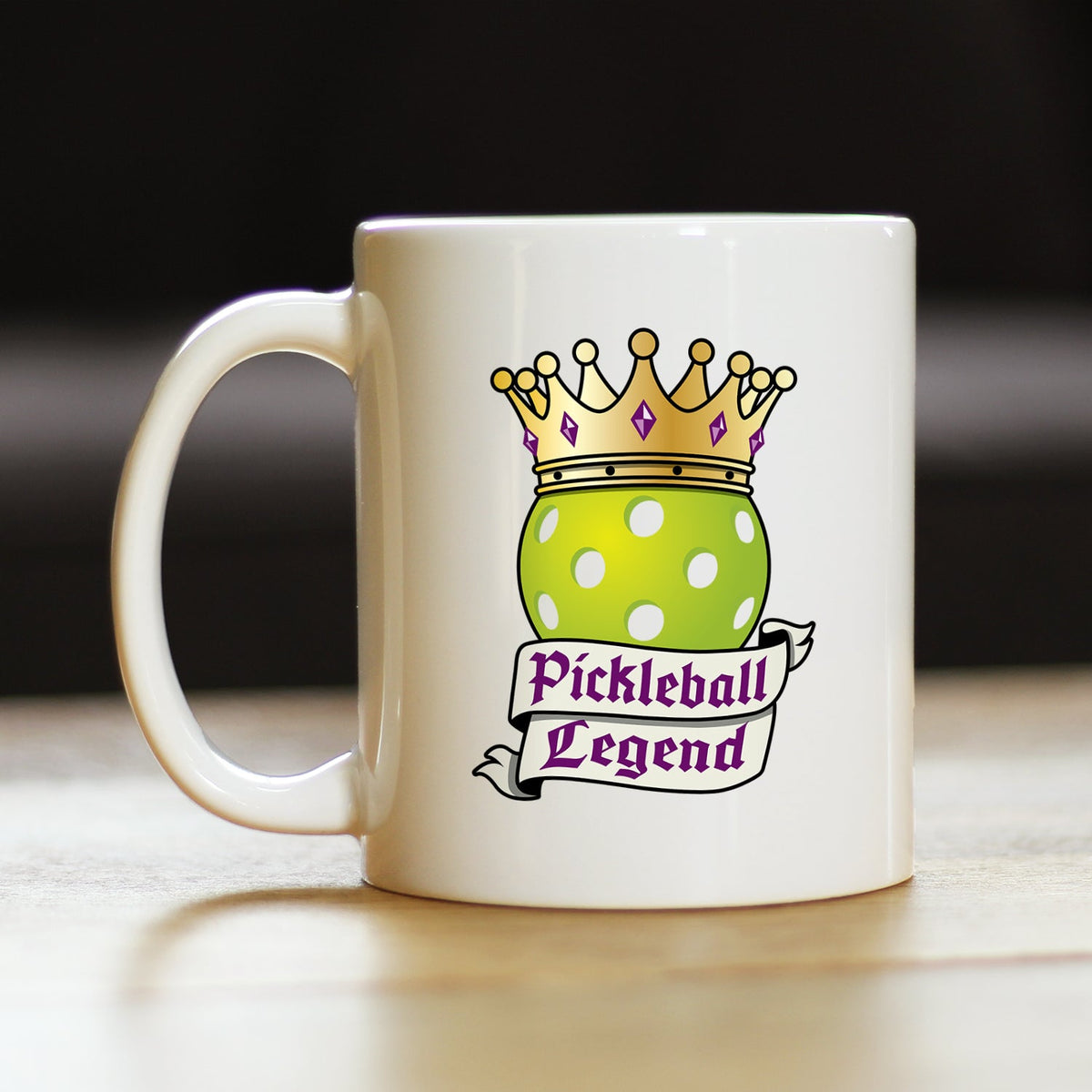 Pickleball Legend Ceramic Coffee Mug – 11 oz or 15 oz