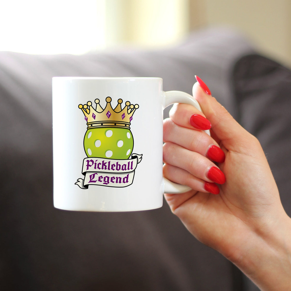 Pickleball Legend Ceramic Coffee Mug – 11 oz or 15 oz