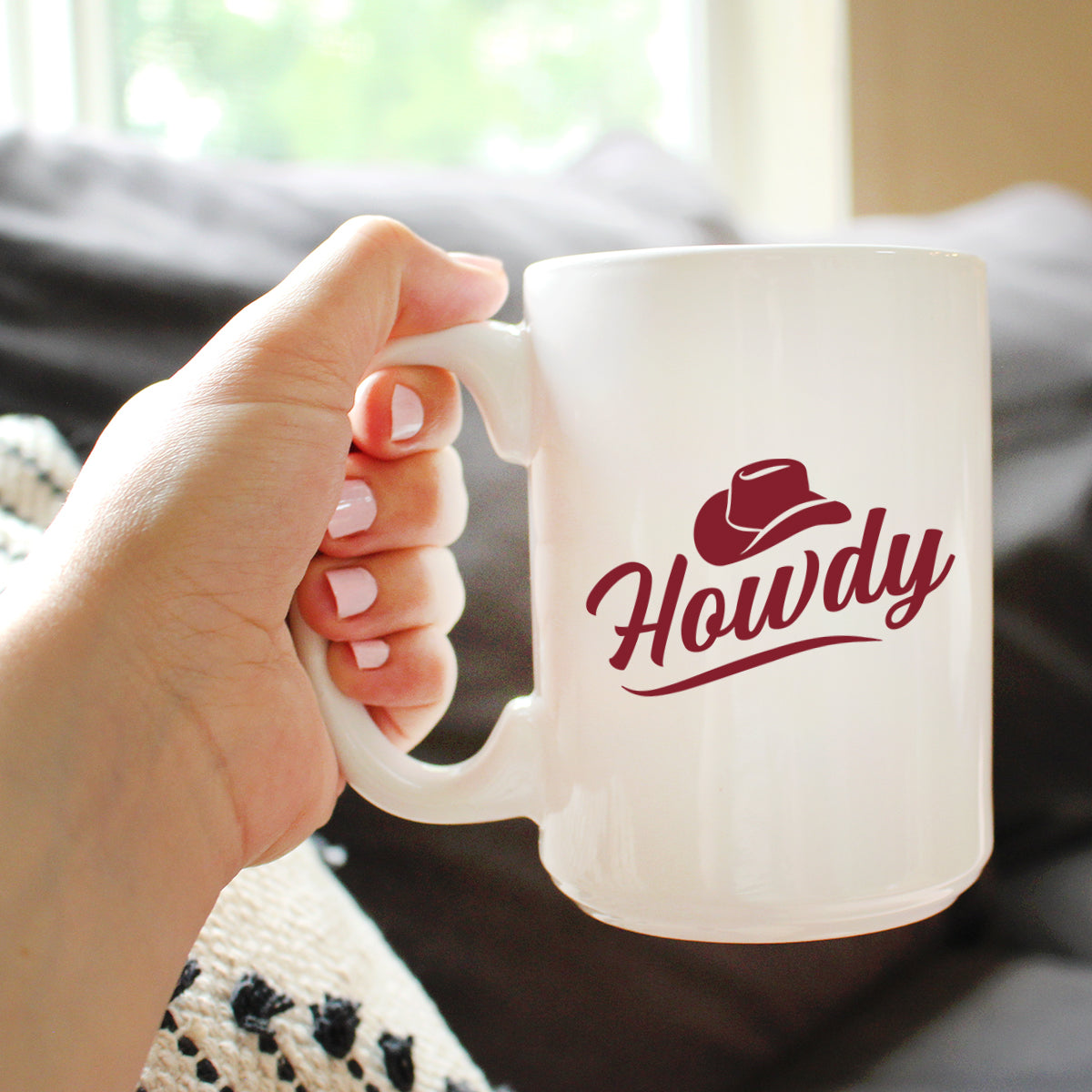 Howdy Ceramic Coffee Mug – 11 oz or 15 oz