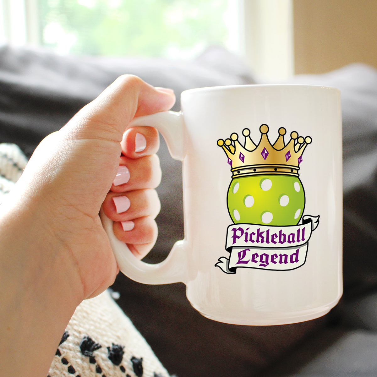Pickleball Legend Ceramic Coffee Mug – 11 oz or 15 oz