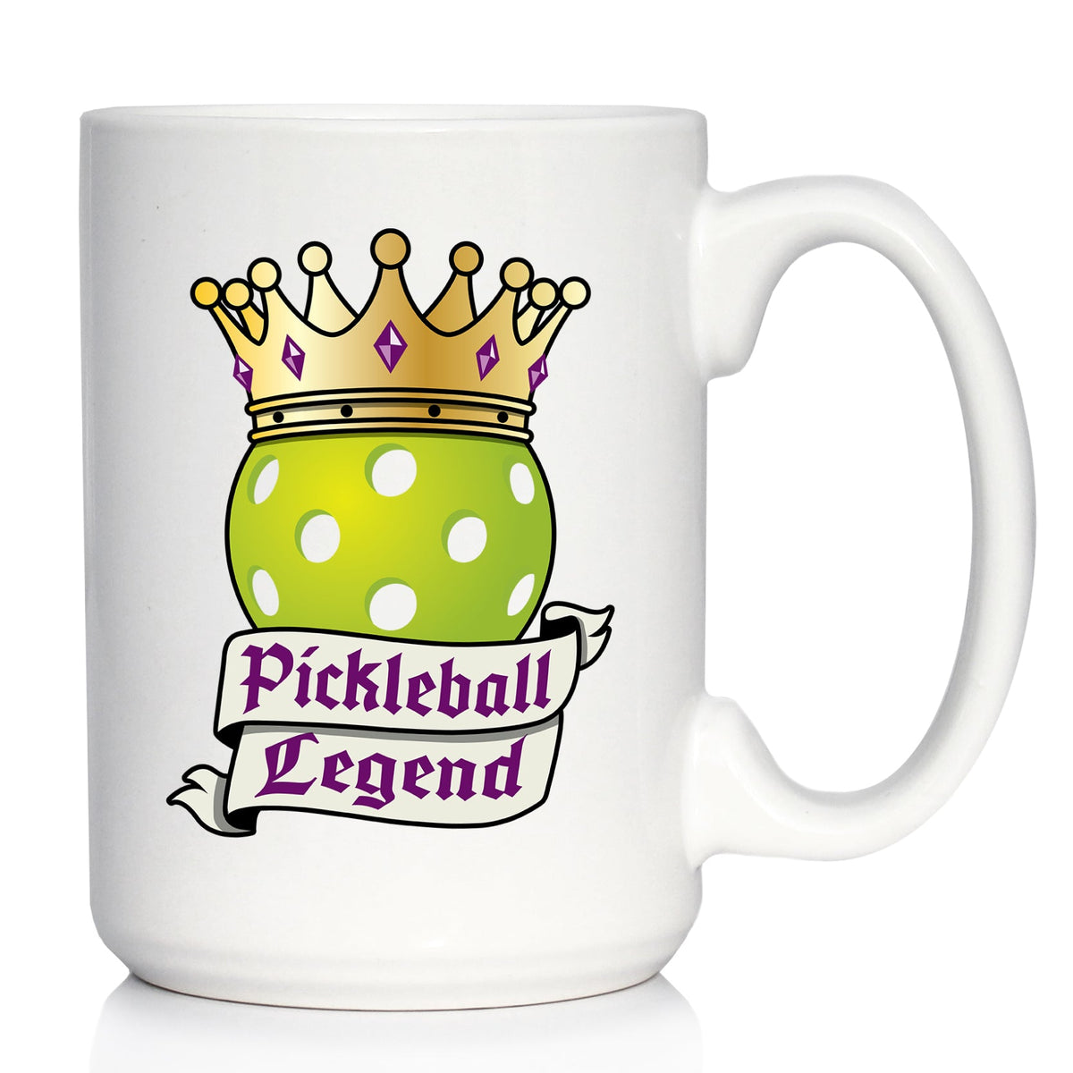 Pickleball Legend Ceramic Coffee Mug – 11 oz or 15 oz