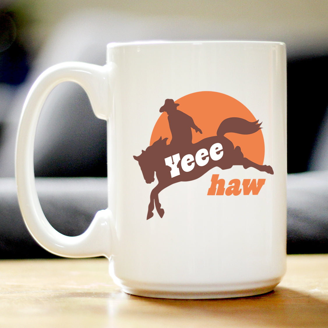 Yeehaw Ceramic Coffee Mug – 11 oz or 15 oz