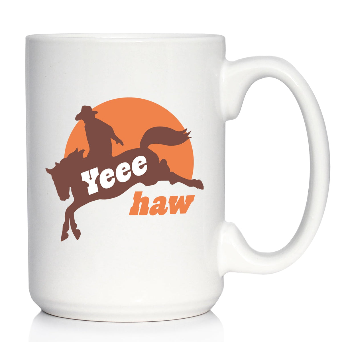 Yeehaw Ceramic Coffee Mug – 11 oz or 15 oz