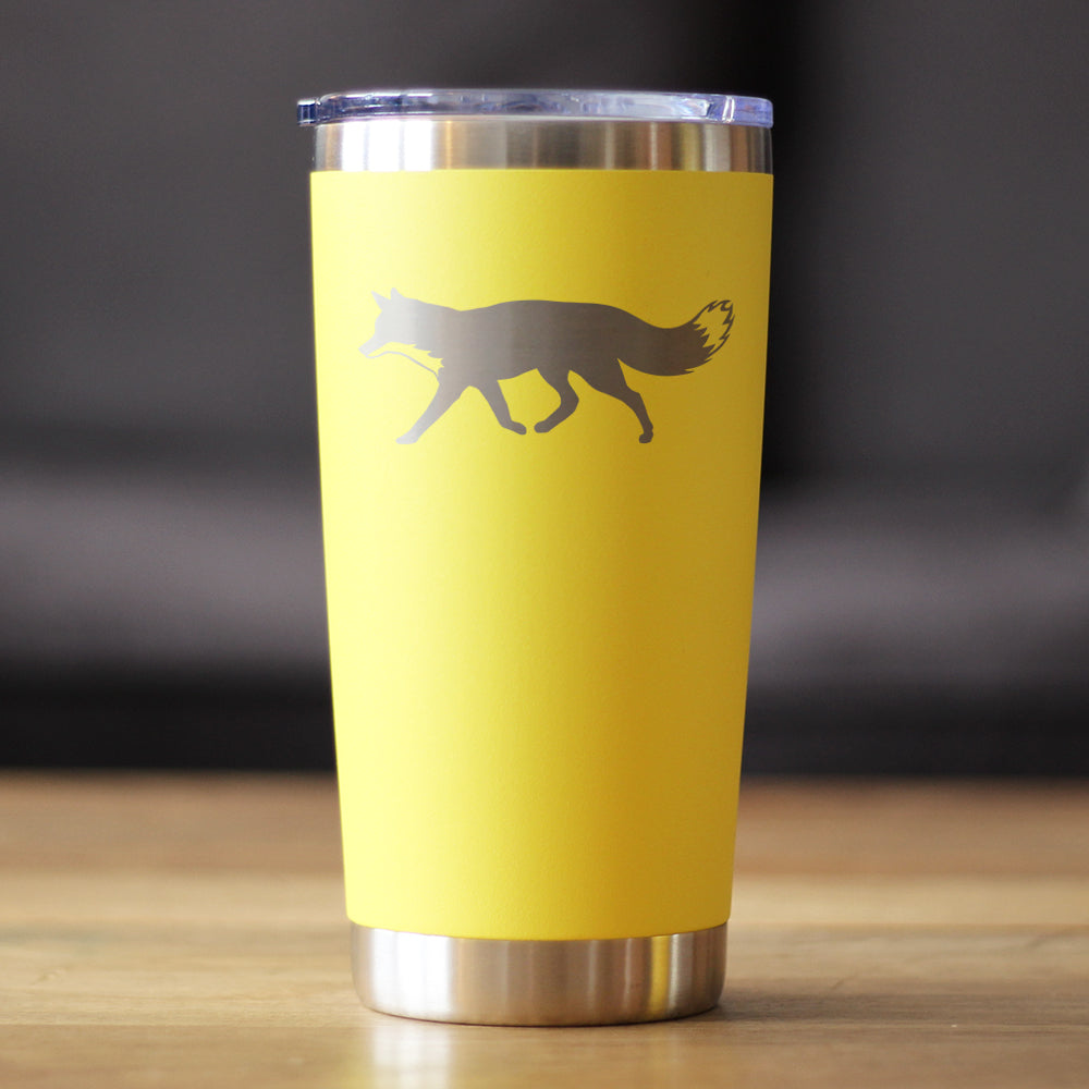 Fox Silhouette 20 oz Coffee Tumbler