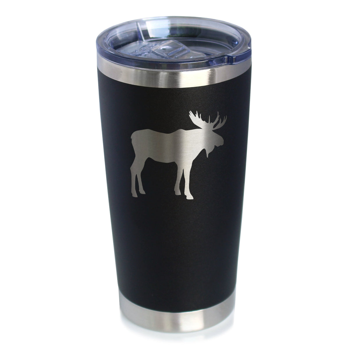 Moose Silhouette Insulated Coffee Tumbler – 20 oz