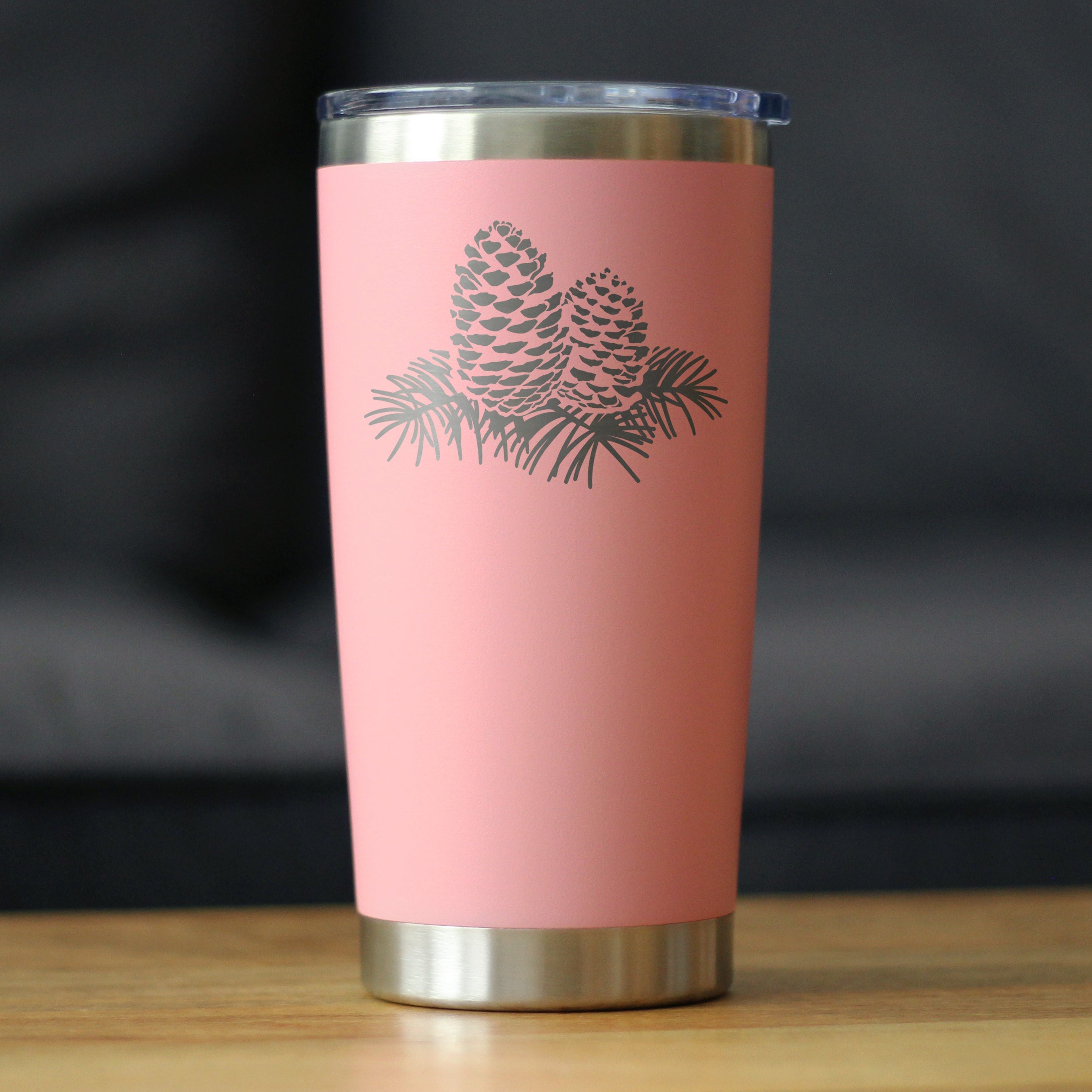 Pinecone Etched Tumbler 20 oz