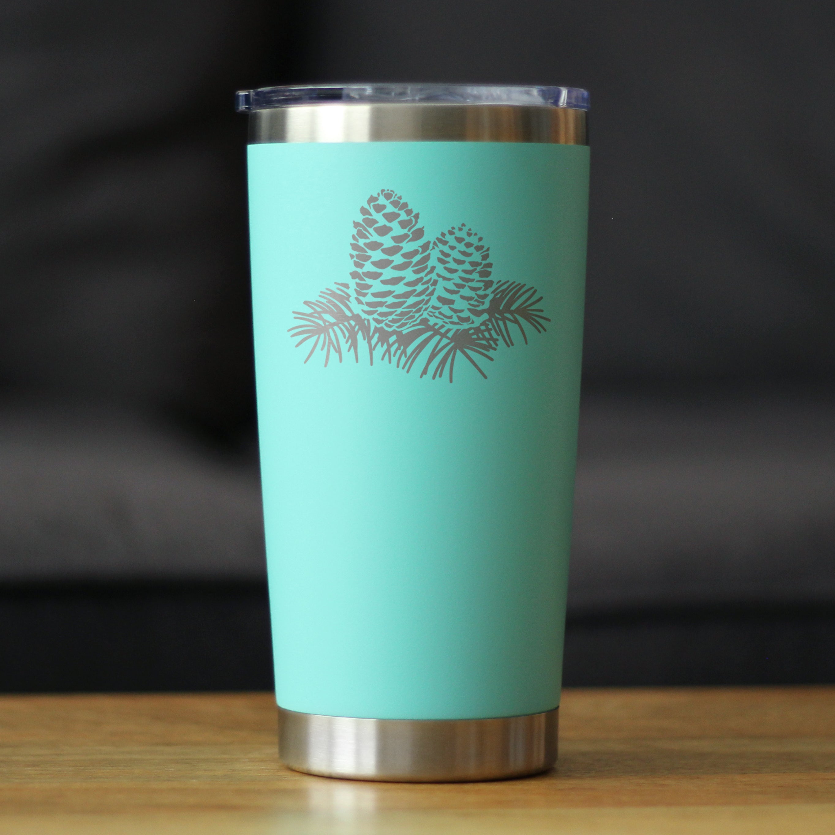 Pinecone Etched Tumbler 20 oz