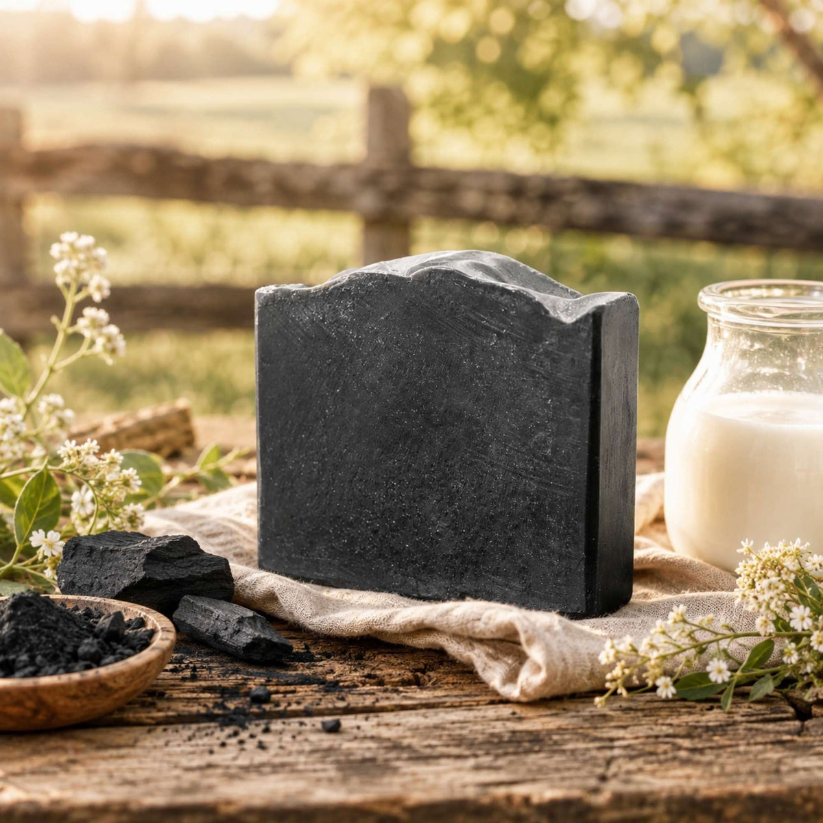 Clarifying Charcoal Tallow & Goat Milk Soap Bar | 5 oz