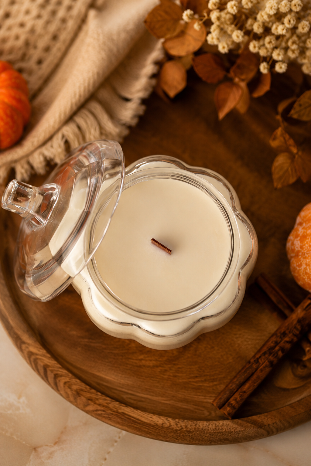Harvest Glow Pumpkin Candle