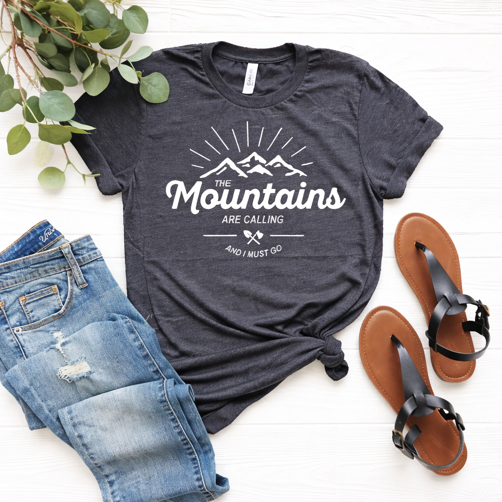 The Mountains Are Calling Graphic Tee