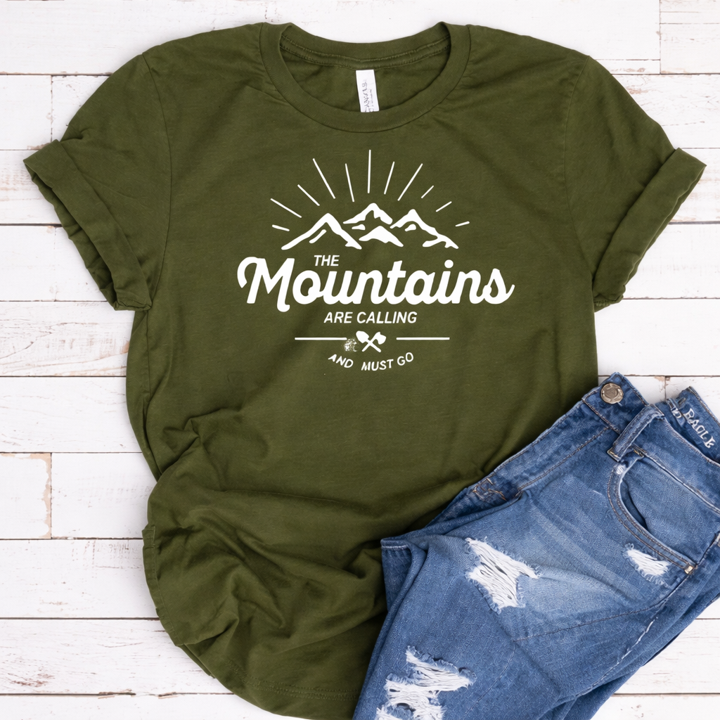 The Mountains Are Calling Graphic Tee